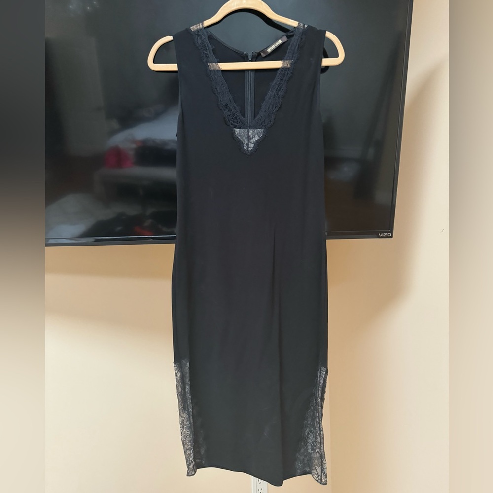 Roberto Cavalli dress with lace trim